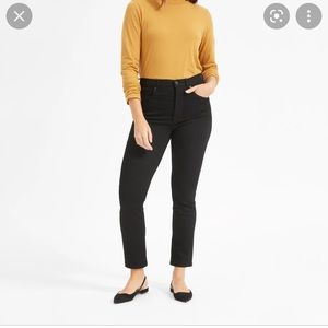 Everlane high rise slim-straight jeans